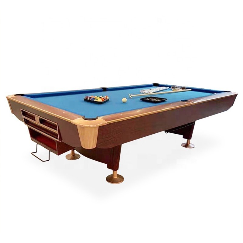 Bojue Factory popular design custom size American 8-ball sports pool table with blue stone slate