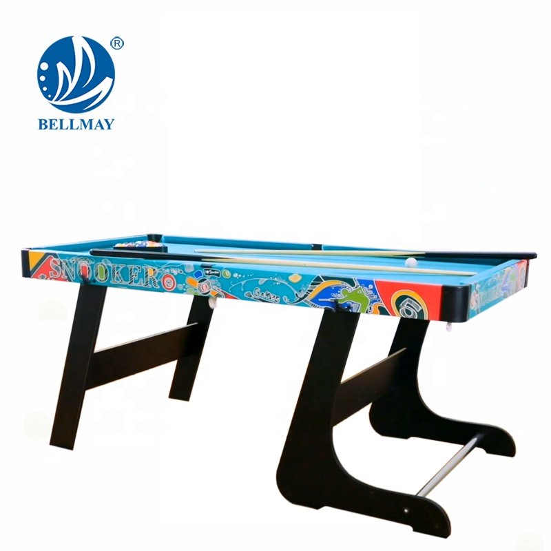 Bemay Toy billiard table 6in1 sport game table snooker/ice hockey/bowling/stick hockey/curing/pingpong desktop