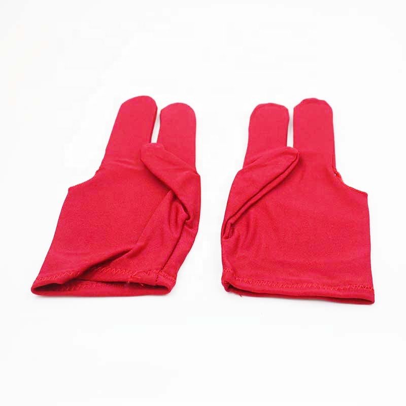 Hot Selling 3 Fingers Snooker & Pool Gloves for Billiard Table Gym Game