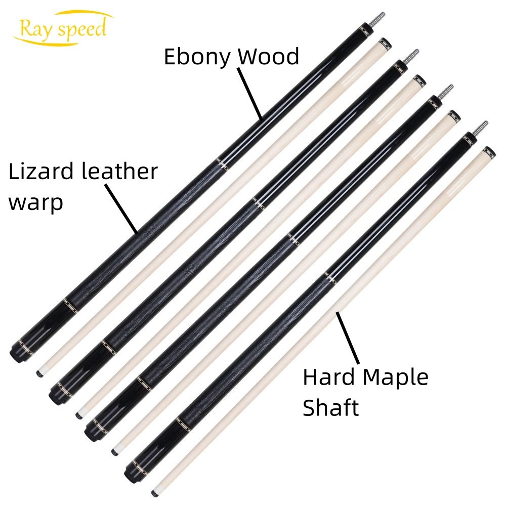 Rayspeed Professional Billiard Pool Cue Carbon Core Inside Center Joint Cue Ebony Wood Hard Maple shaft Radial Joint 12.5mm Tip