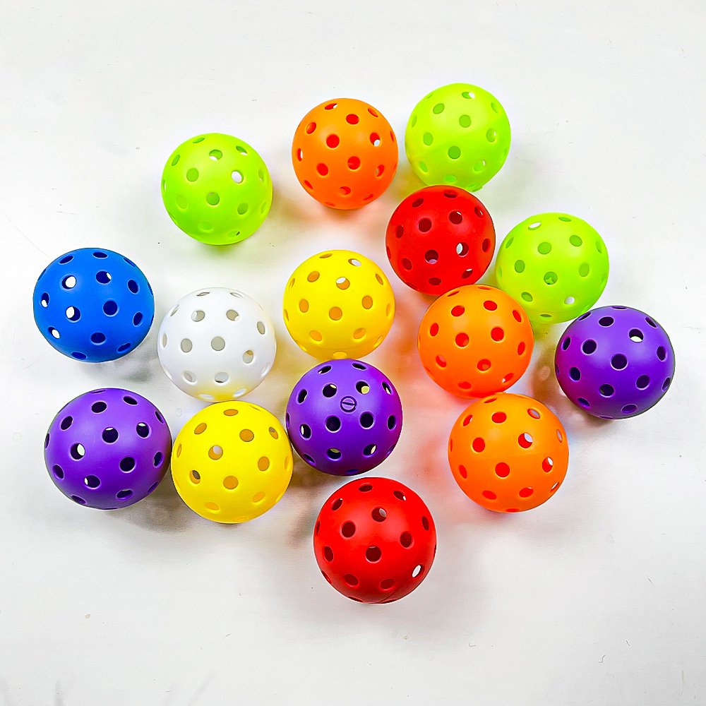 Factory direct sale LED lights 40 holes diameter 74MM Pickleball Pickleball Outdoor Sports