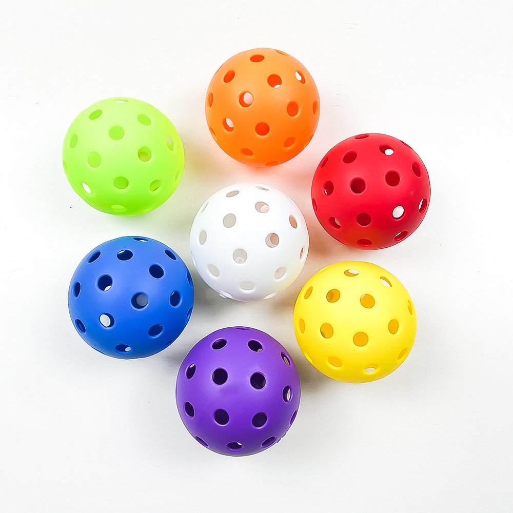 Factory direct sale LED lights 40 holes diameter 74MM Pickleball Pickleball Outdoor Sports