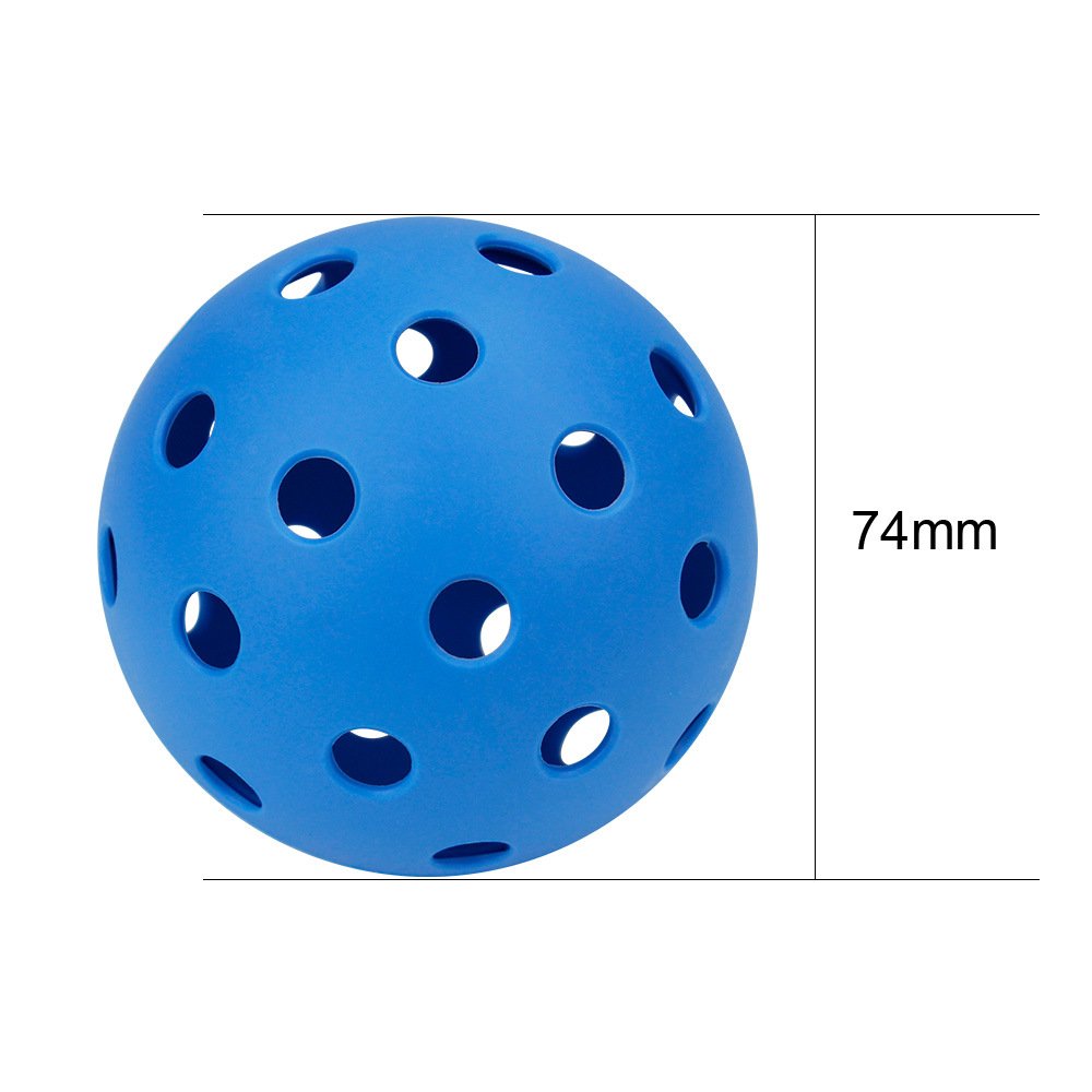 Factory direct sale LED lights 40 holes diameter 74MM Pickleball Pickleball Outdoor Sports