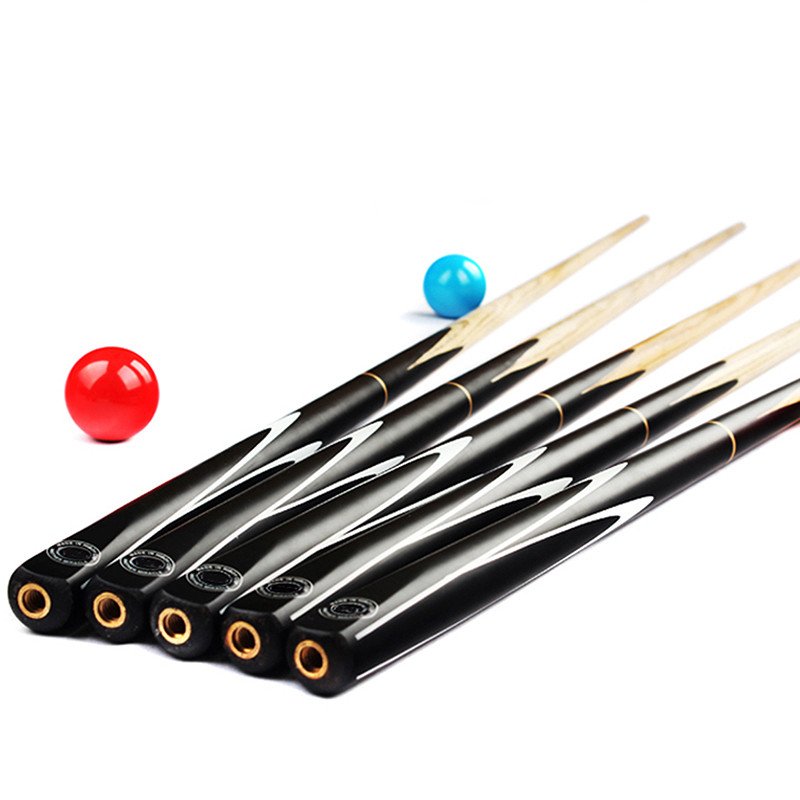 High Quality China Handmade 3/4 or 1/2 joint Maple wood Snooker and billiard cue pool cue manufacturer