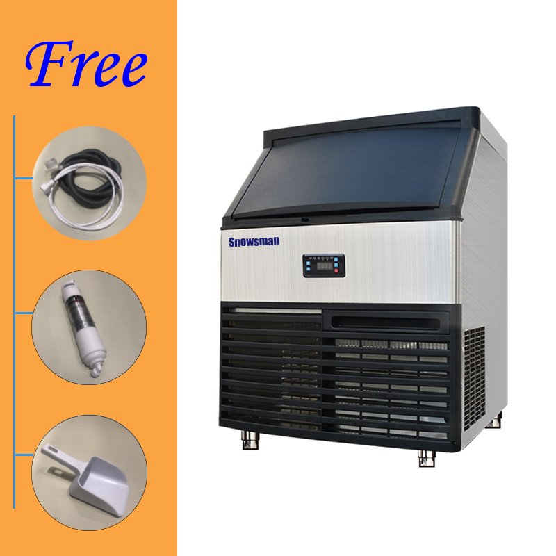 Snooker Fresh Water Automatic Self-inspection Crystal Integrated Ice Machines Making for Business 100kg to 500kg