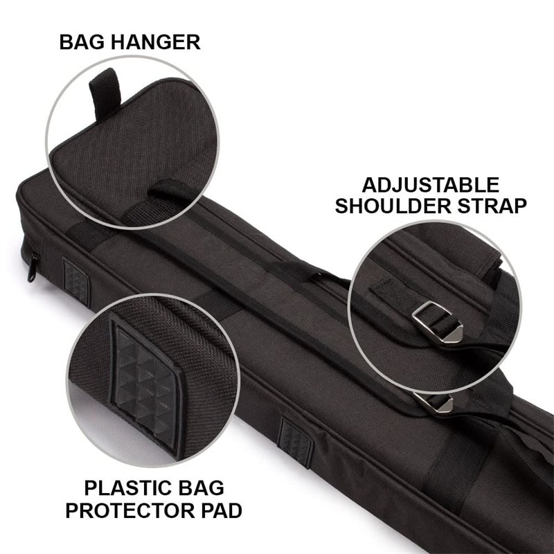 Soft Pool Cue Carrying Case For 2 Sticks Games Sports Expert 3x4 Pool Stick Case Pool Hard Pro Case Cue Sticks Accessories