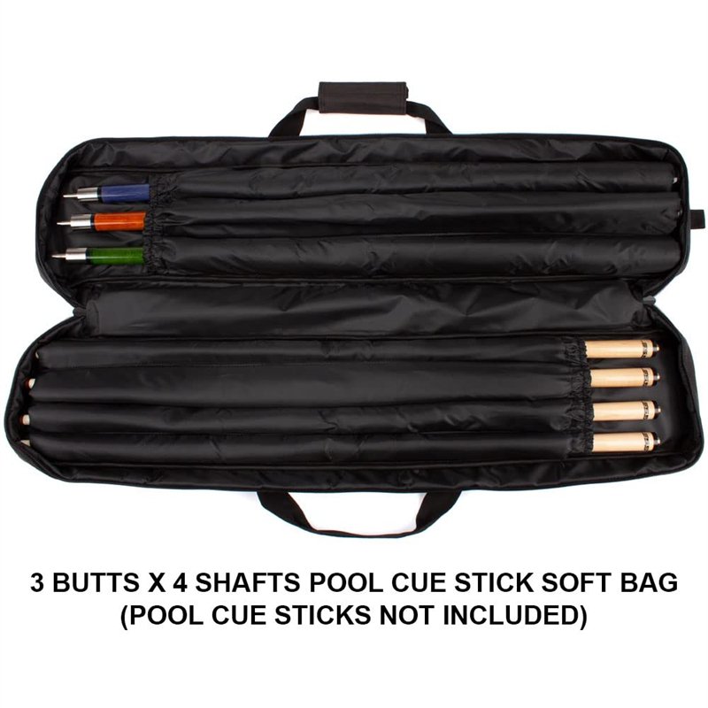 Soft Pool Cue Carrying Case For 2 Sticks Games Sports Expert 3x4 Pool Stick Case Pool Hard Pro Case Cue Sticks Accessories