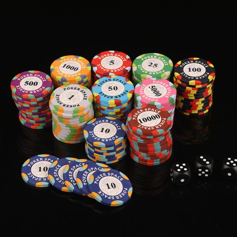 Custom Wsop 10g 39mm engraved top hat and cane mould design Casino Ceramic Poker Chips For Game Room