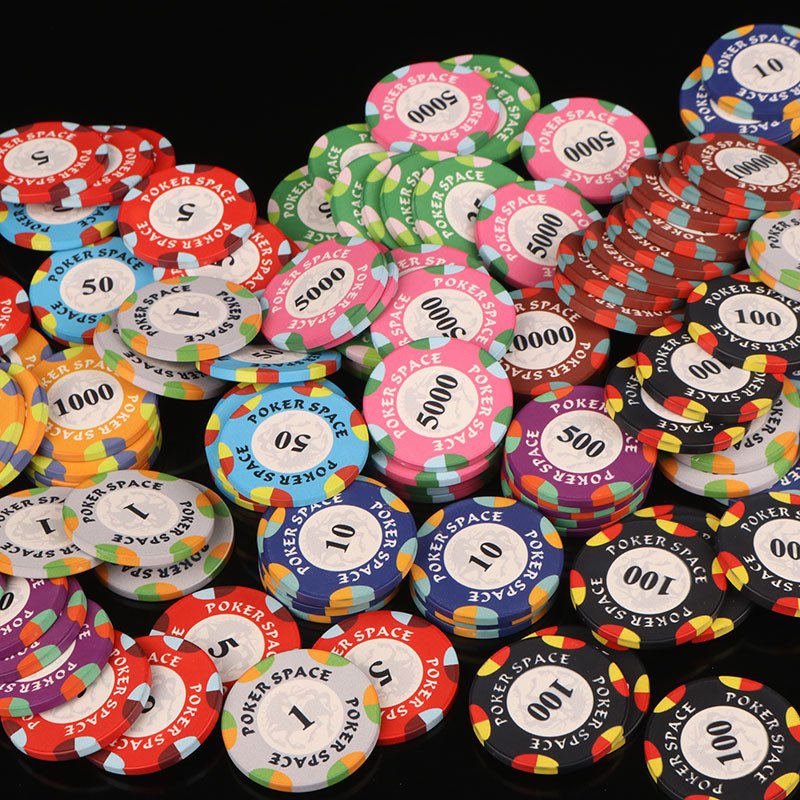 Custom Wsop 10g 39mm engraved top hat and cane mould design Casino Ceramic Poker Chips For Game Room