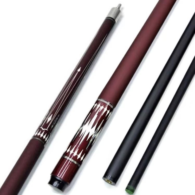 13mm Tip Snooker & Billiard Cue Stick 2 Pieces Stylish Glassfiber Pool Cue