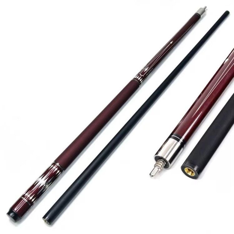 13mm Tip Snooker & Billiard Cue Stick 2 Pieces Stylish Glassfiber Pool Cue