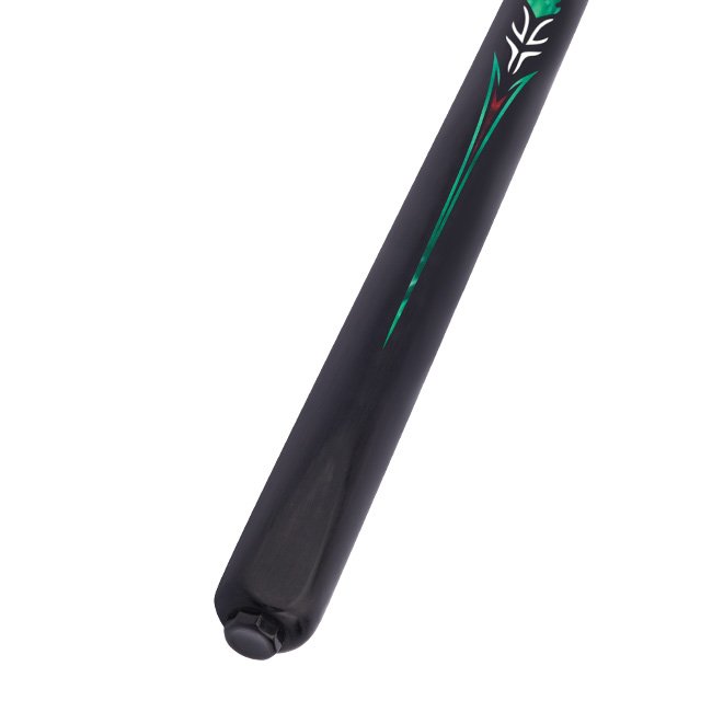 SK-072 Single Cue Snooker Stick with 10mm Technological Wood Butt White Wax Wood Shaft Stainless Steel Joint for Pool Accessory