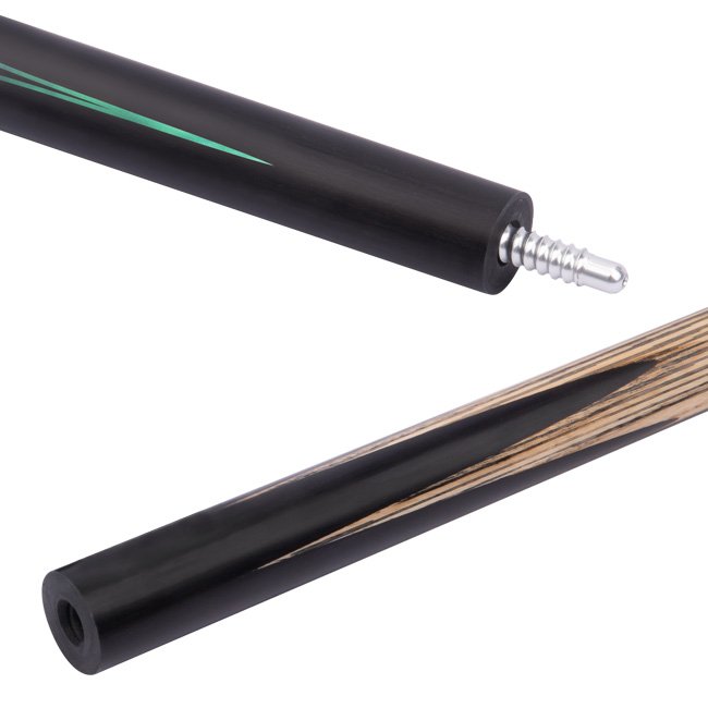 SK-072 Single Cue Snooker Stick with 10mm Technological Wood Butt White Wax Wood Shaft Stainless Steel Joint for Pool Accessory