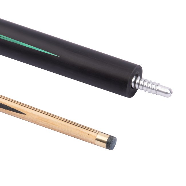 SK-072 Single Cue Snooker Stick with 10mm Technological Wood Butt White Wax Wood Shaft Stainless Steel Joint for Pool Accessory