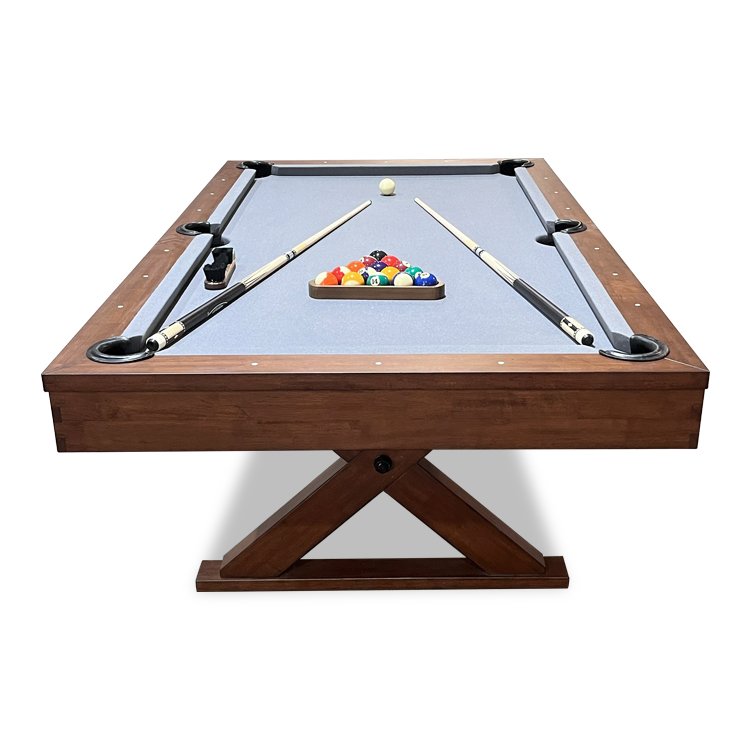 Solid Wood With Slate Pool Table 2024 Antique Style Billiard Table
