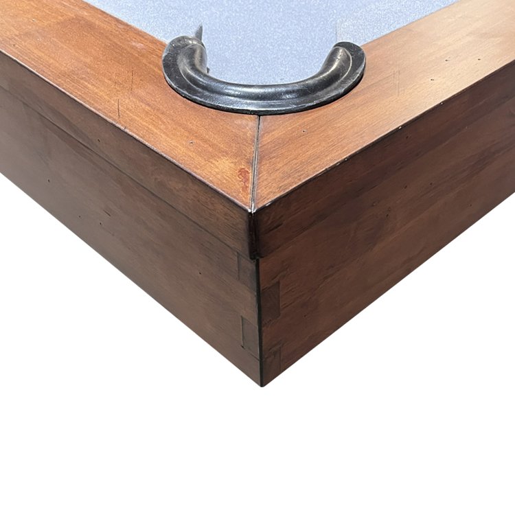 Solid Wood With Slate Pool Table 2024 Antique Style Billiard Table