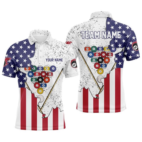 Wholesale Custom Sublimation Polo Billiards Shirts for Women and Youth Snooker Cue Polo Shirt