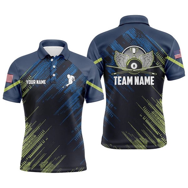 Wholesale Custom Sublimation Polo Billiards Shirts for Women and Youth Snooker Cue Polo Shirt