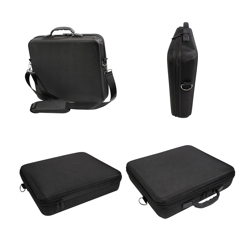 Anti-shock Hard Pool Ball Case with Sturdy Handle and Shoulder Strap Padded Billiard Carrying Bag Travel EVA Storage Case