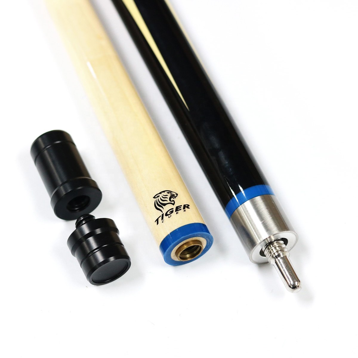 High-end canadian maple wood 1/2 Billiard Pool Cue Sticks 58 inch length high -tech painting grip muti layered tip
