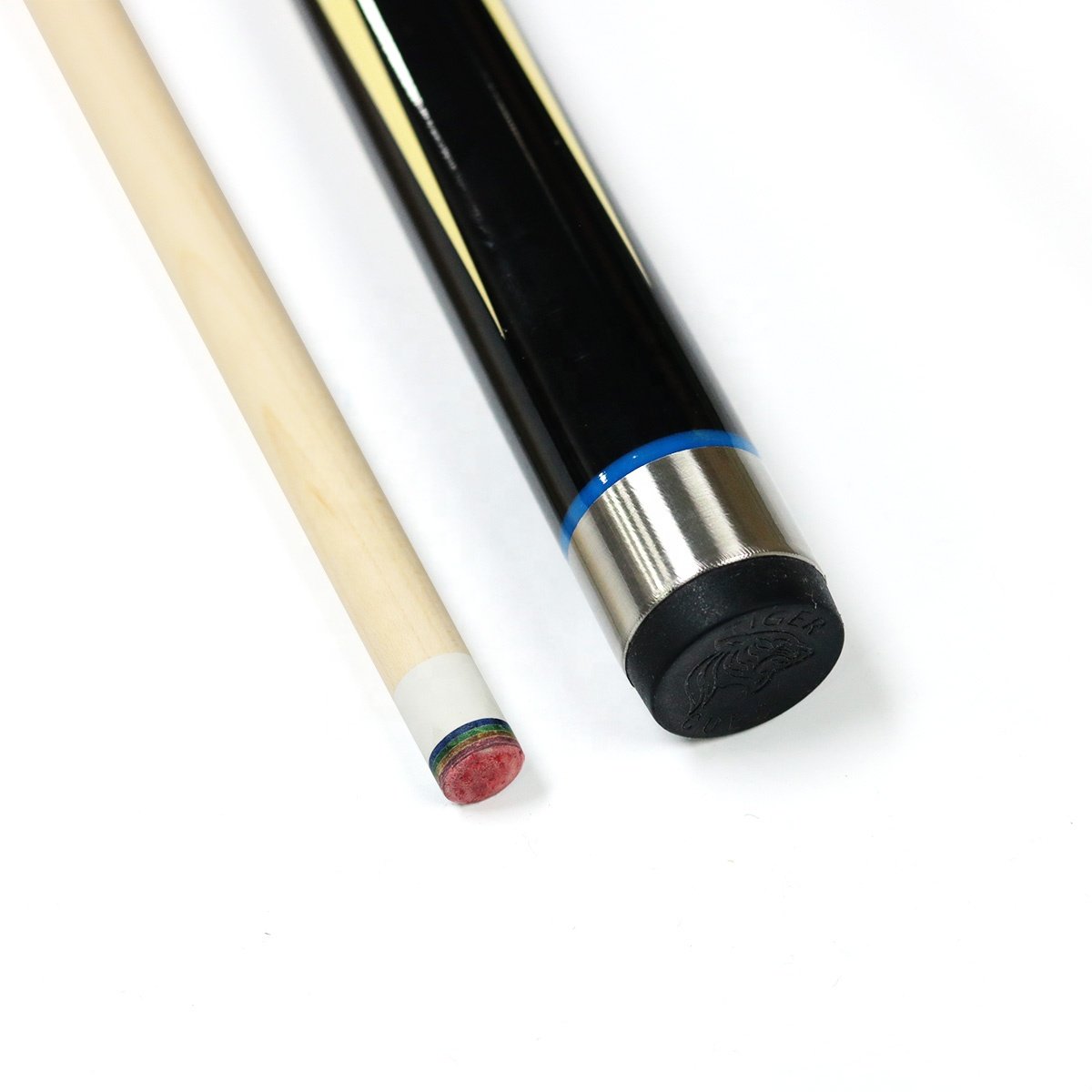 High-end canadian maple wood 1/2 Billiard Pool Cue Sticks 58 inch length high -tech painting grip muti layered tip