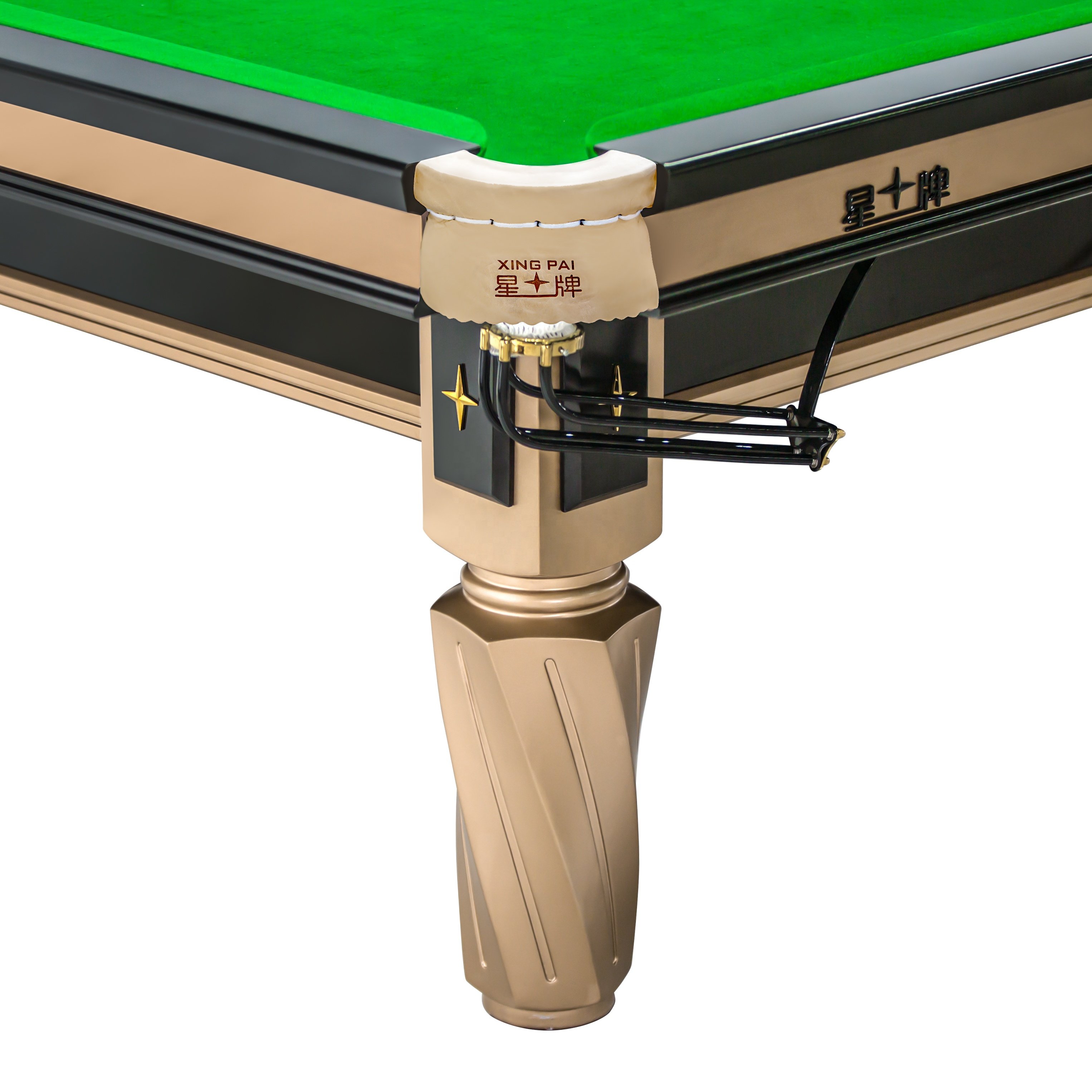 Xingpai 2024 new snooker table with professional steel block and Leather Pockets
