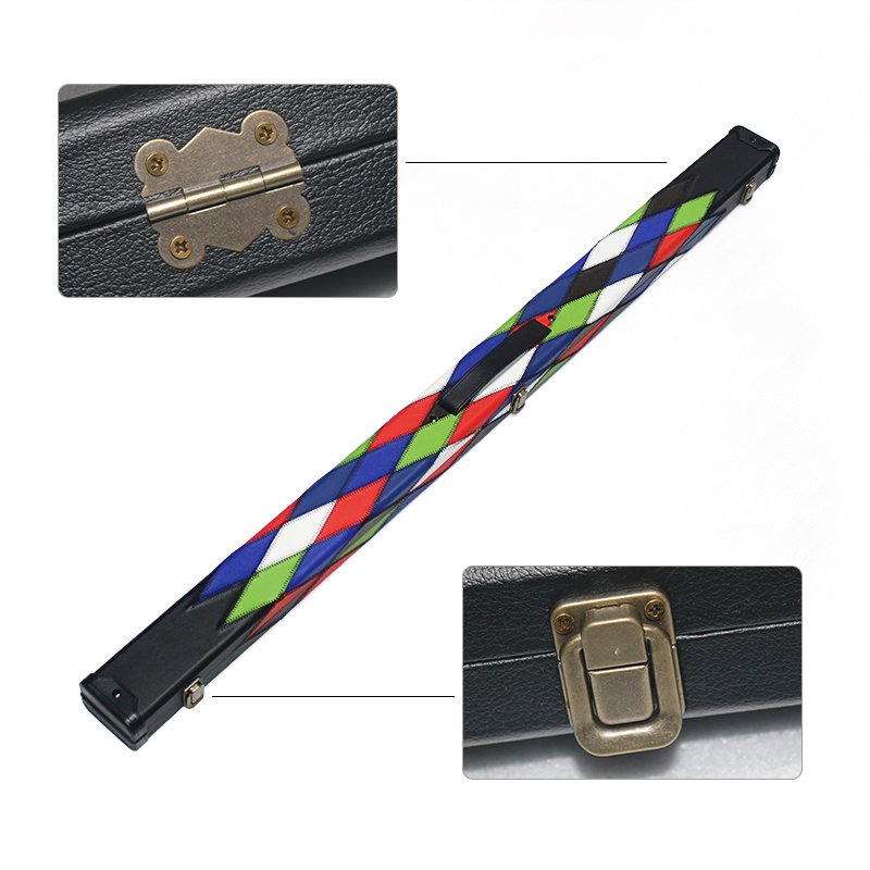 High Quality PU leather 3/4 snooker cue case for sale
