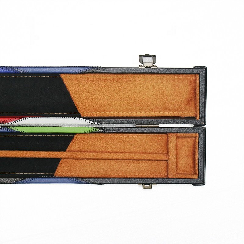 High Quality PU leather 3/4 snooker cue case for sale
