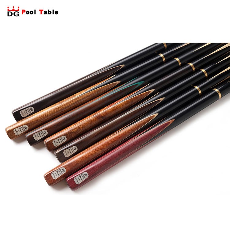 Billiard Pool Cue Stick Ash Wood Stainless Steel Pool Cue 17.5OZ to 18.5OZ 9.5mm Tip Snooker Cue