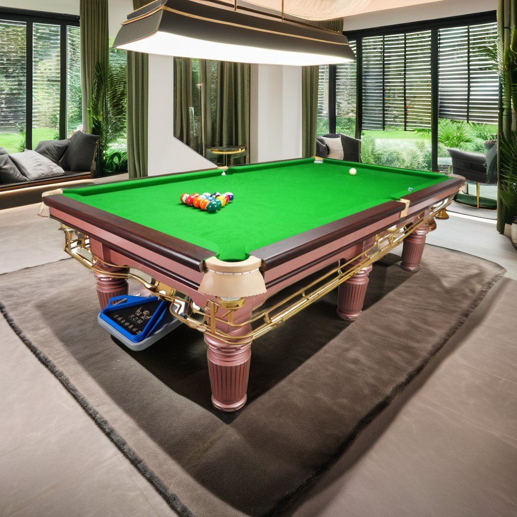 International Luxury 3 1 Snooker Pool Table Solid Wood Stone Slate Custom Size with MDF Cushion and Cue Game Standard