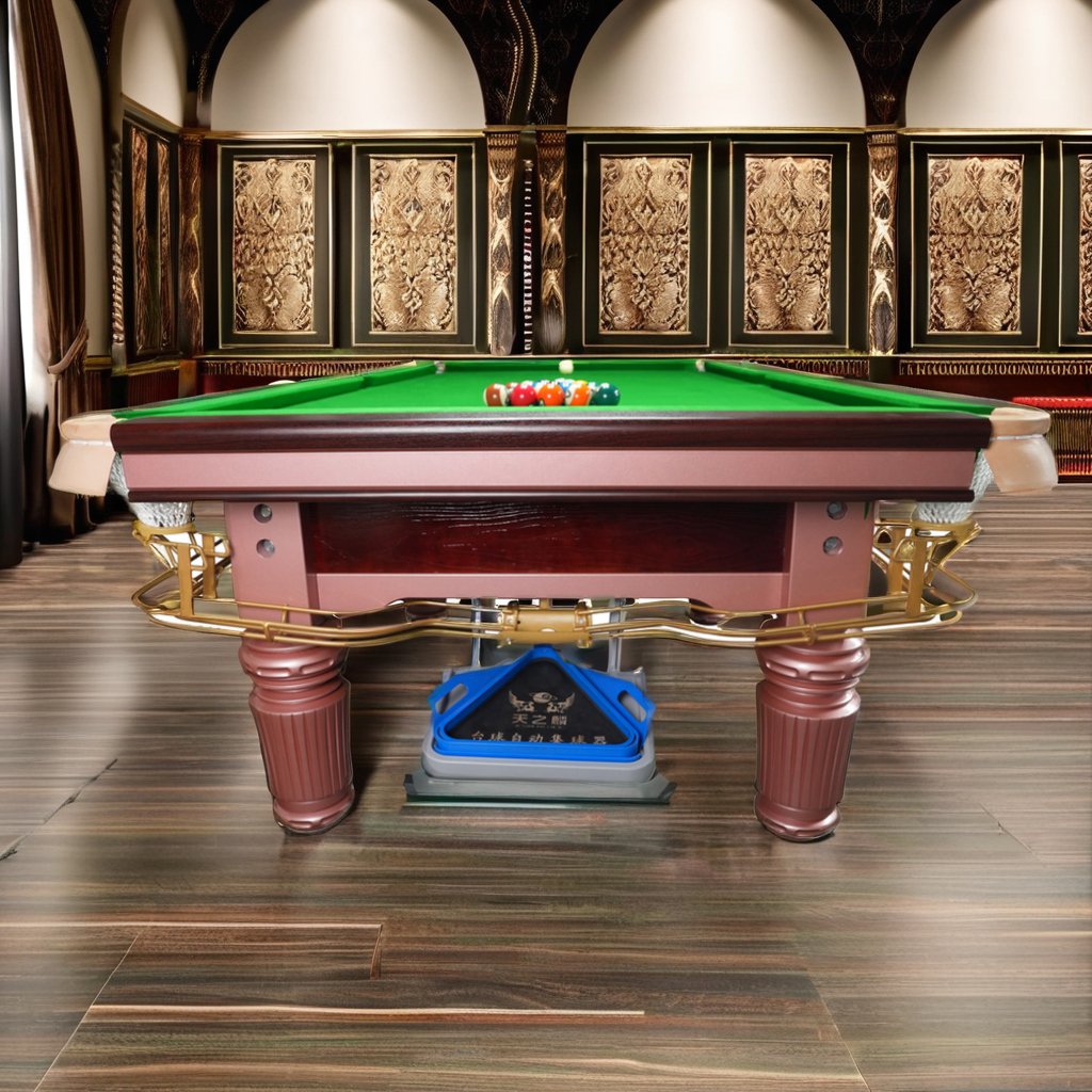 International Luxury 3 1 Snooker Pool Table Solid Wood Stone Slate Custom Size with MDF Cushion and Cue Game Standard