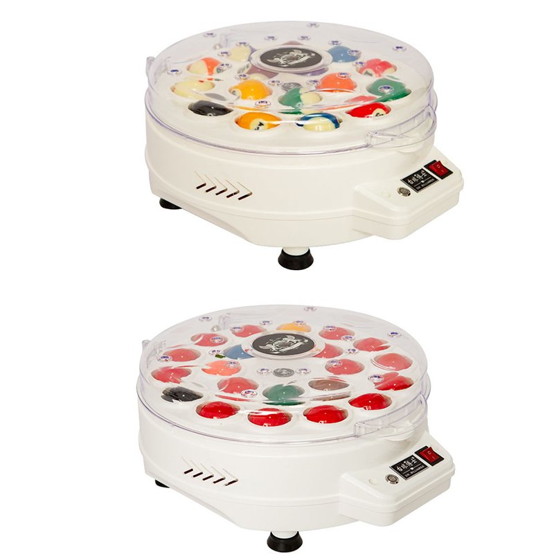 2 in 1 Snooker Ball Polishing Washing Machine Billiard Poo Ball Set Cleaning Machine