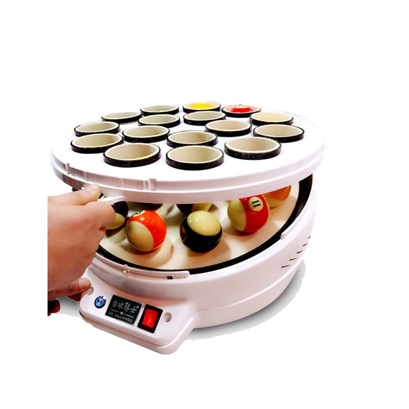 2 in 1 Snooker Ball Polishing Washing Machine Billiard Poo Ball Set Cleaning Machine