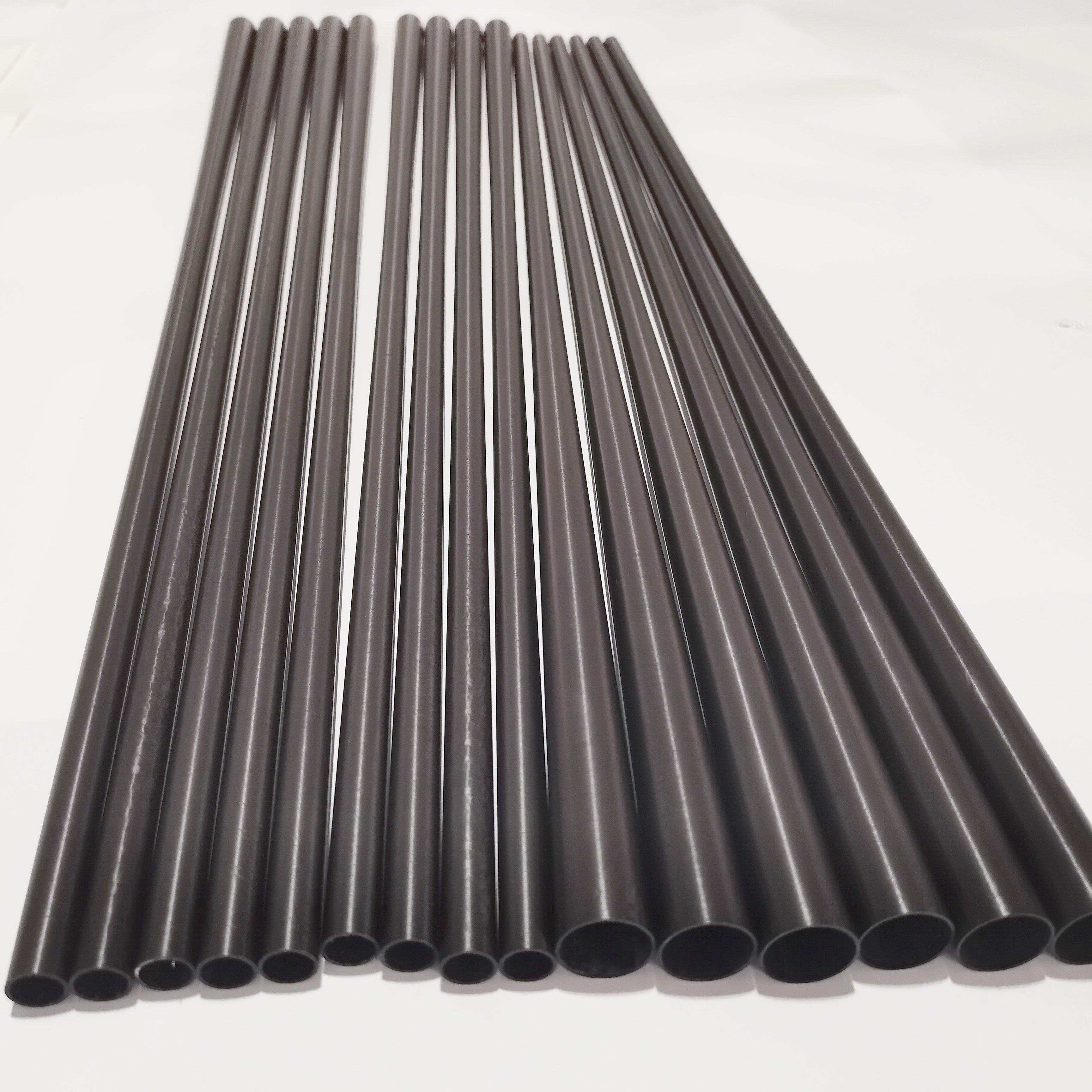 12.5mm carbon fiber pool cue shafts tube, protapered cue blanks,filament winding shafts tube,silk polished surface tube