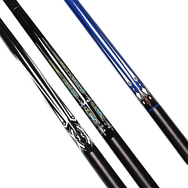 Wholesale Cheap 2 Pieces Pool Cue White Wood Snooker Cue Stick with Modern Design for Billiards