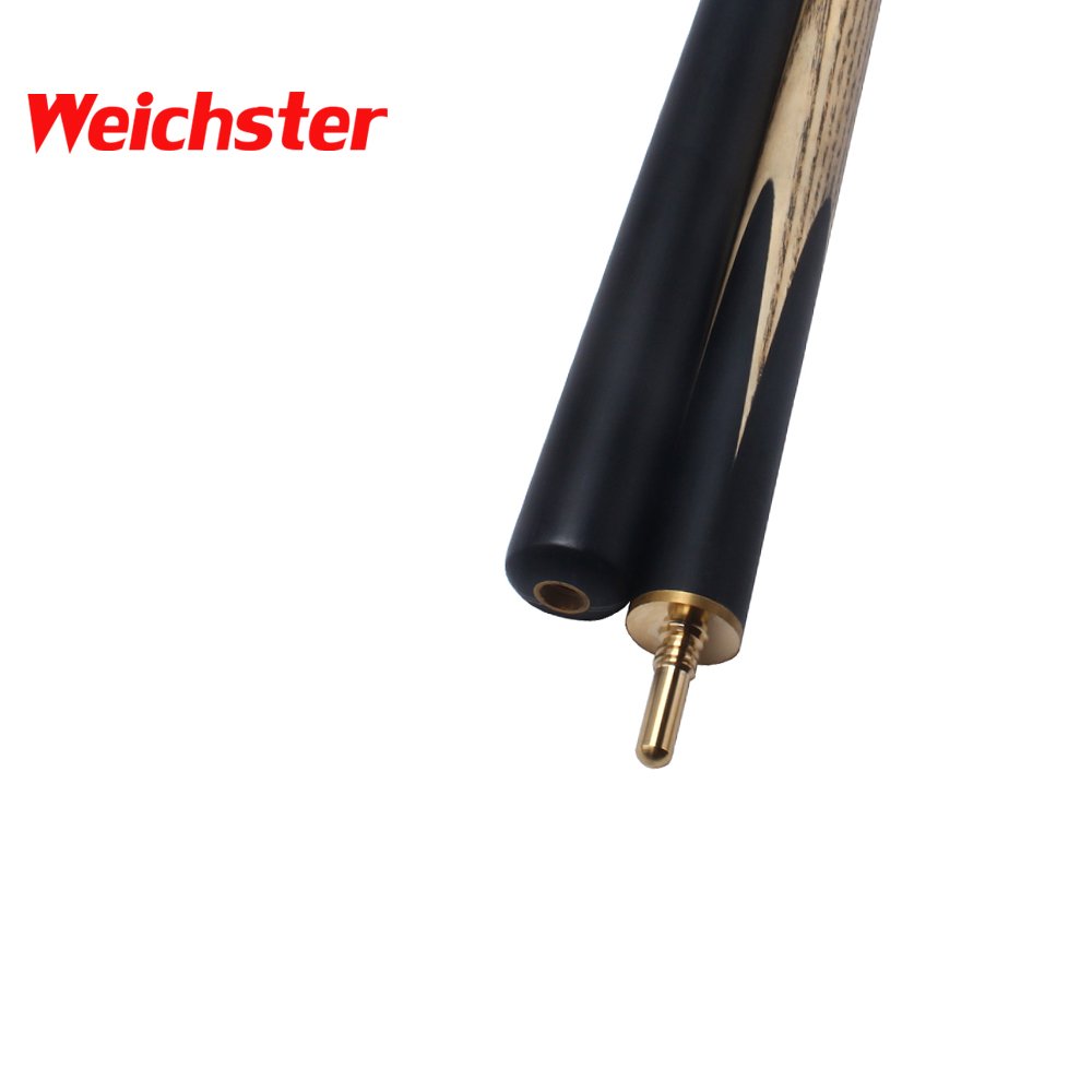 Weichster 3/4 Jointed Blue Ebony Snooker Cue Stick Front Spliced Butt Cue 9.5mm Tip