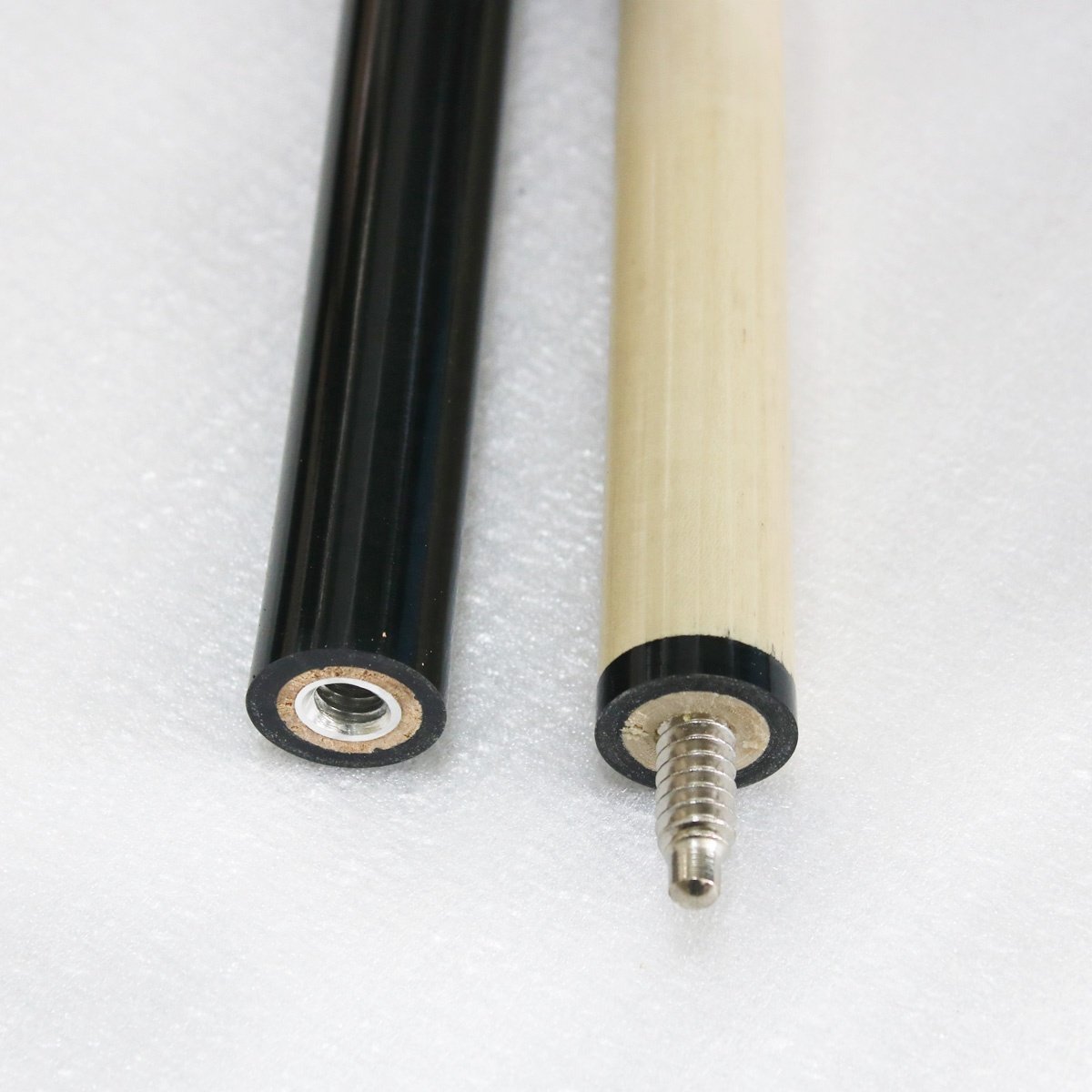 Factory Promotion Sale Snooker Club Training Billiard Pool Two Pieces White Wood Cue Sticks
