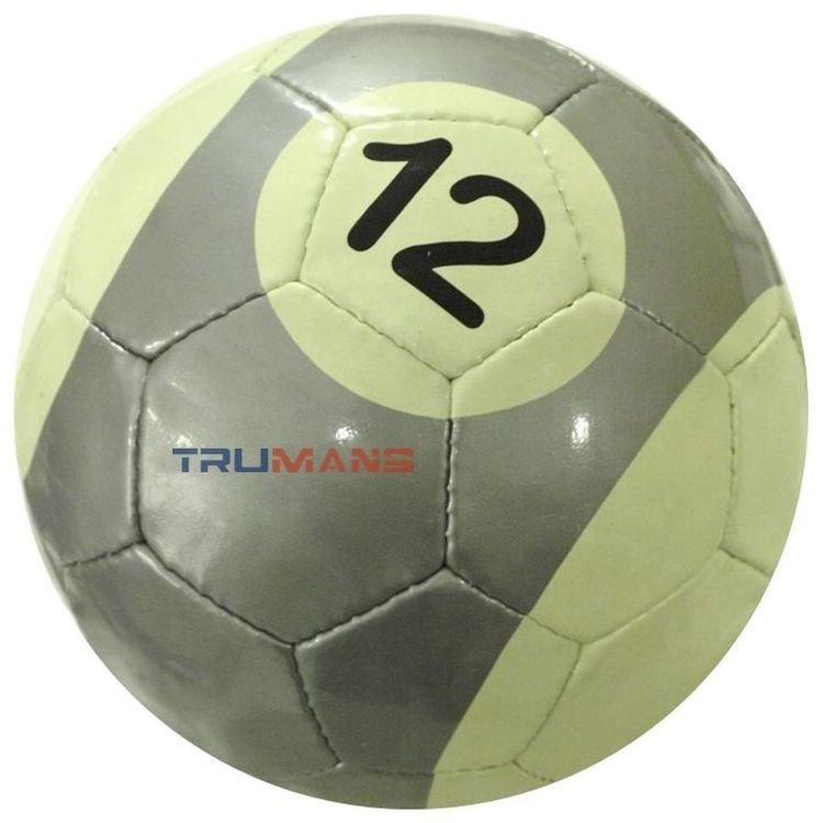 Complete Colored Set Yellow, Red, Black, White Cue Striker Soccer Ball Poolball Football Snooker Game Snookball