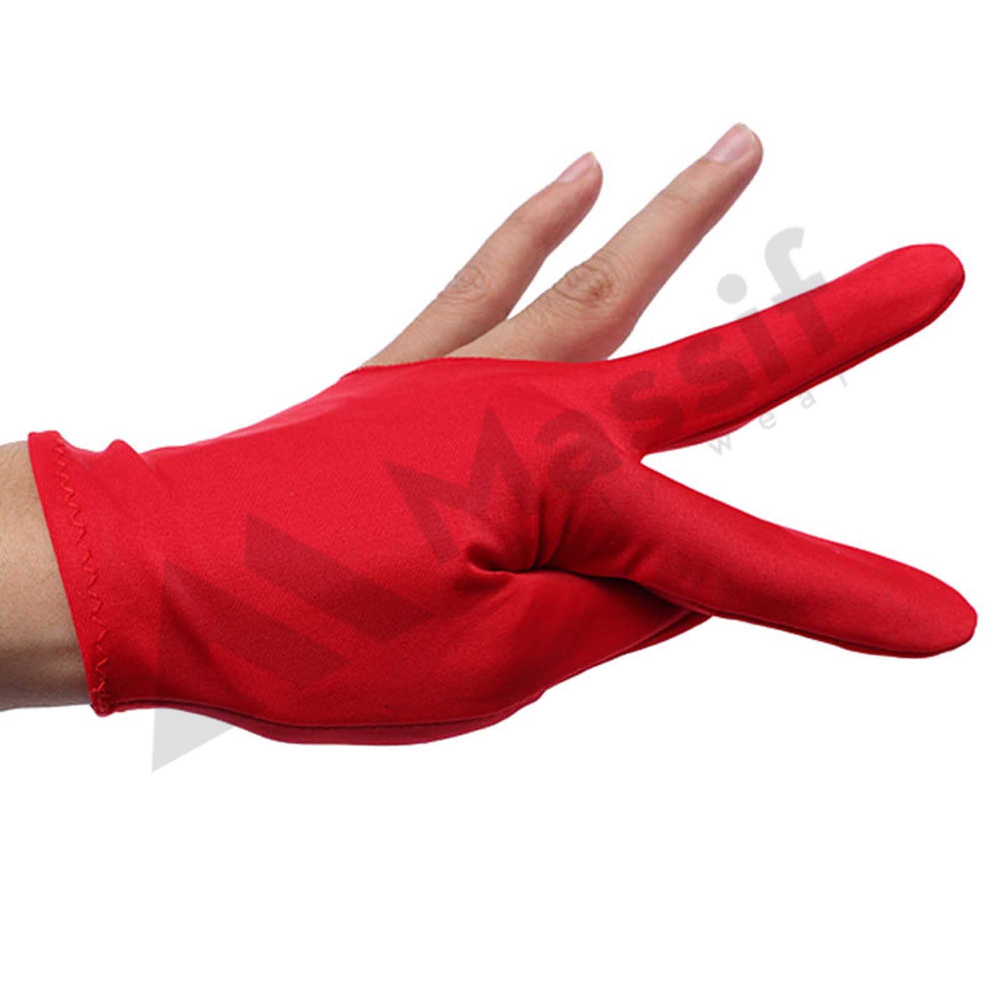 Elastic 3 Fingers Billiard -Glove For Pool Cue Snooker Cue