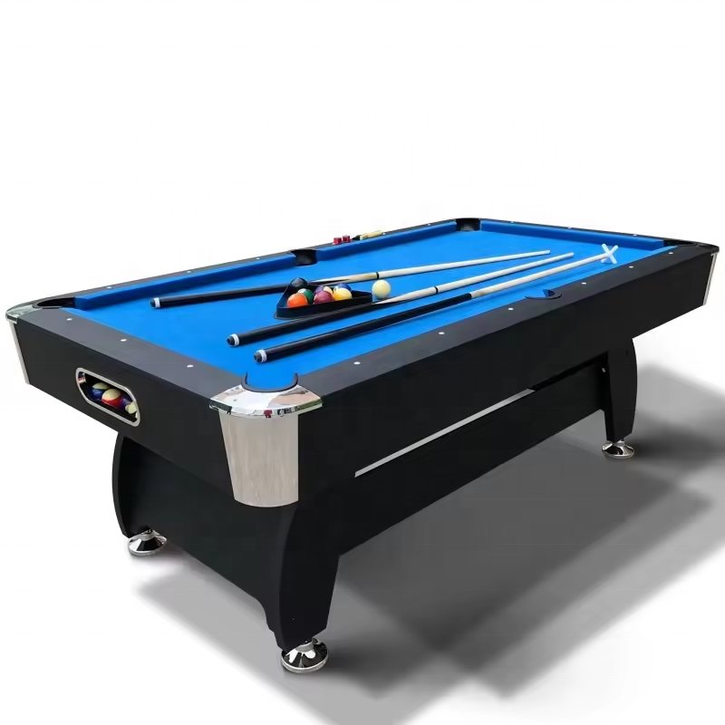 Durable Game Amusement Machine Billiard Pool Table MDF 7ft Pool Table and Snooker Game for Fun