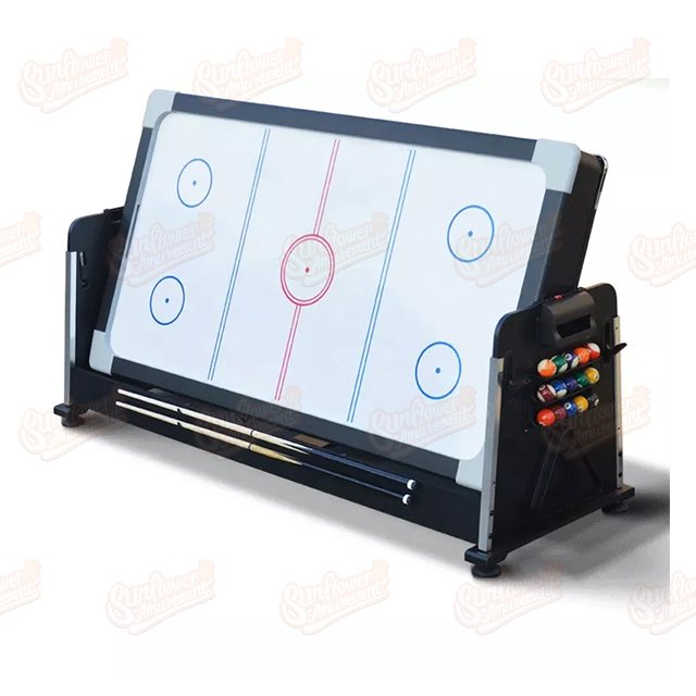 4 in 1 Combo Multi Game Tables Pool Factory Price Rotatable Snooker Billiard Pool Table Tennis