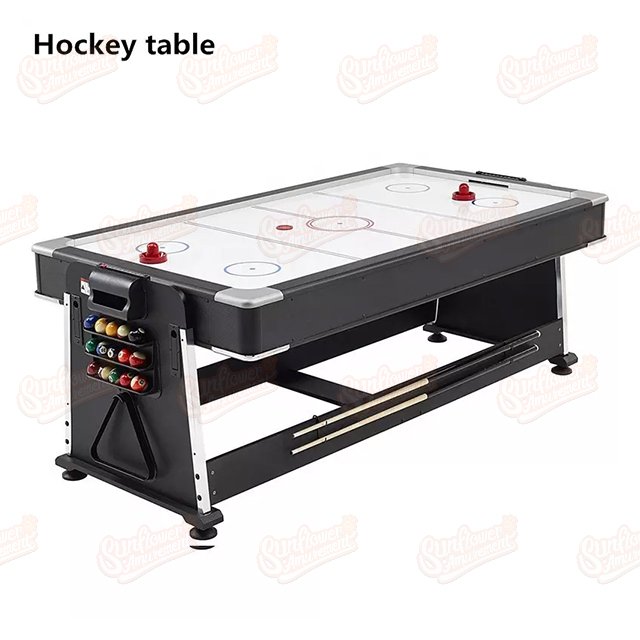 4 in 1 Combo Multi Game Tables Pool Factory Price Rotatable Snooker Billiard Pool Table Tennis