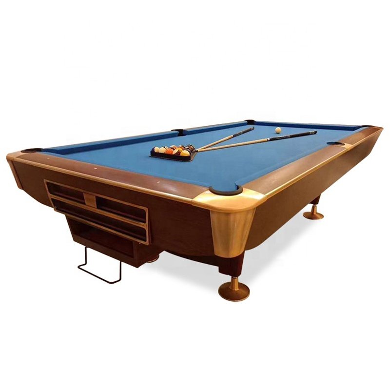 Competitive price American 9ft Billiard Slate Leather Pocket Pool Table for Nine-Ball billiard table