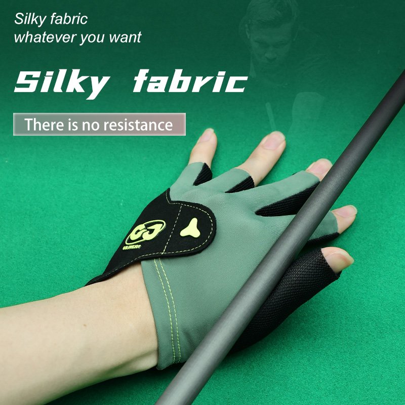 GOLOVEJOY XG82 Custom Classic Men Women Non Slip Polyester Billiard Snooker Cue Glove Shooter Pool Gloves Fits Left Right Hand