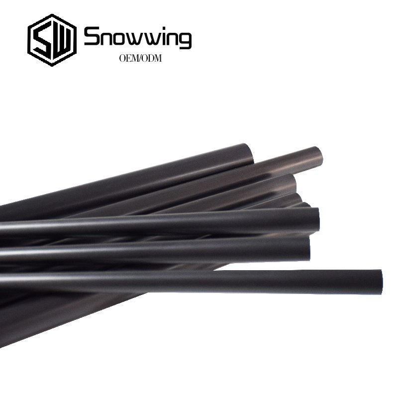 Customized Carbon Fiber Pool Cue Shaft Carbon Billiards Cue Shaft Carbon Fiber Taped Tube For Snooker Cue