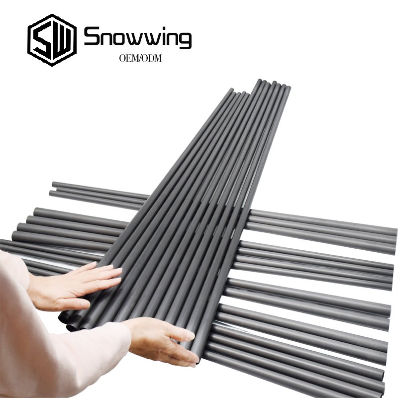 Customized Carbon Fiber Pool Cue Shaft Carbon Billiards Cue Shaft Carbon Fiber Taped Tube For Snooker Cue