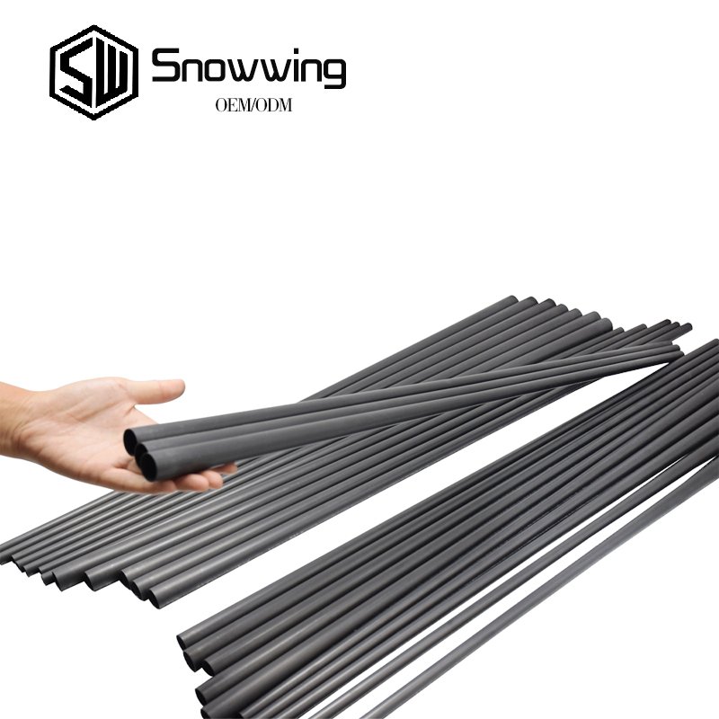 Customized Carbon Fiber Pool Cue Shaft Carbon Billiards Cue Shaft Carbon Fiber Taped Tube For Snooker Cue