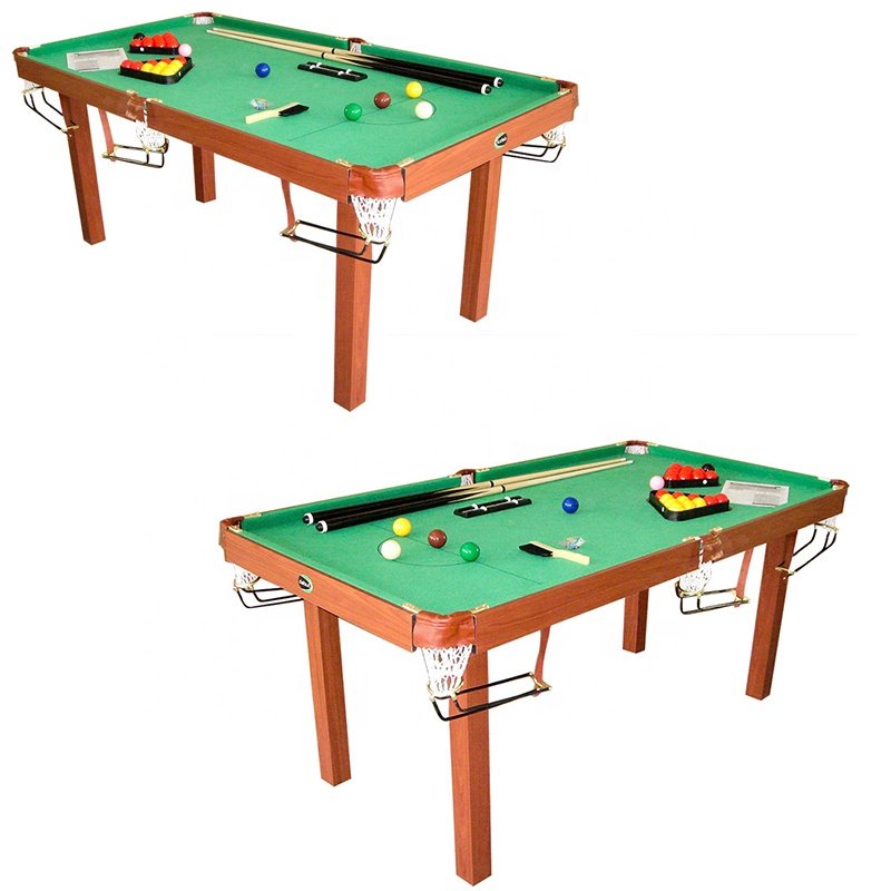 Professional 6ft Pool Table 4 Leg Billiard Table Snooker Indoor Game Table For Adult
