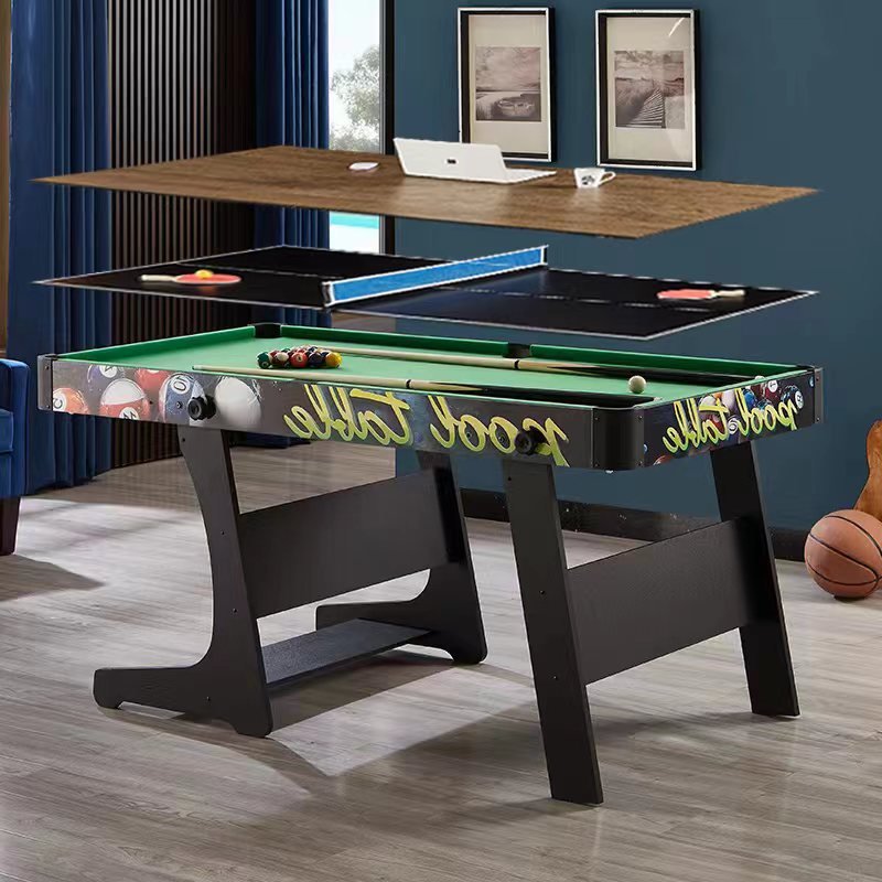 5ft Portable Mini Pool Snooker Table With Folding Leg For Children Home Use
