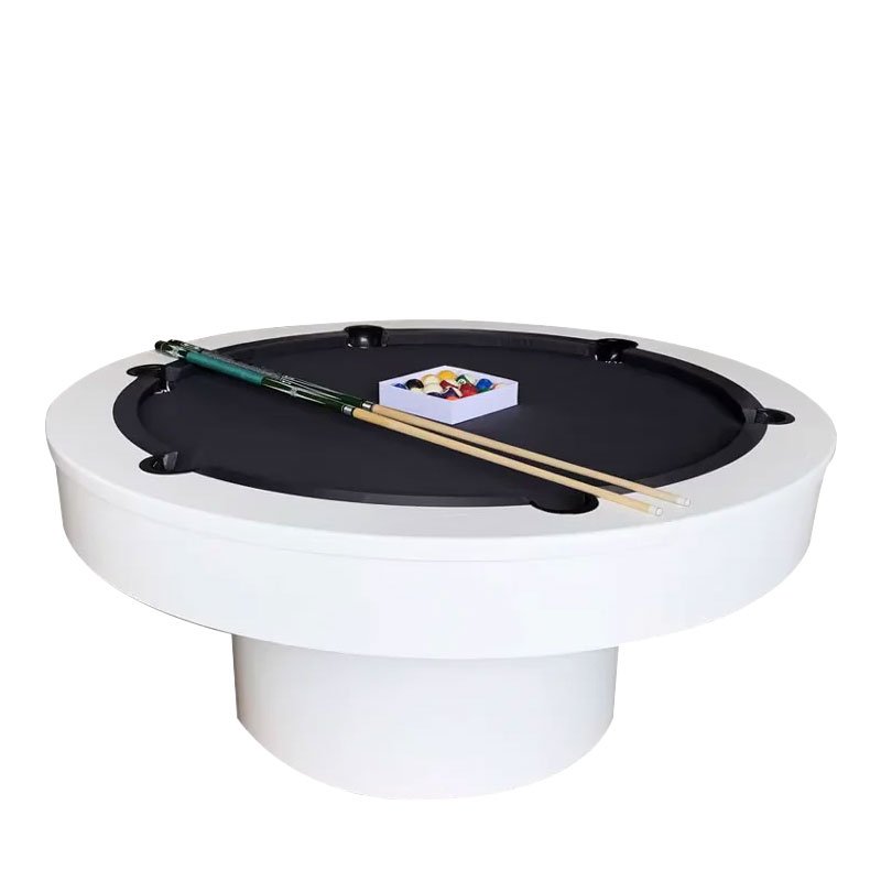 Round MDF/STONE billiard table snooker table standard family club multifunctional round solid wood billiard table